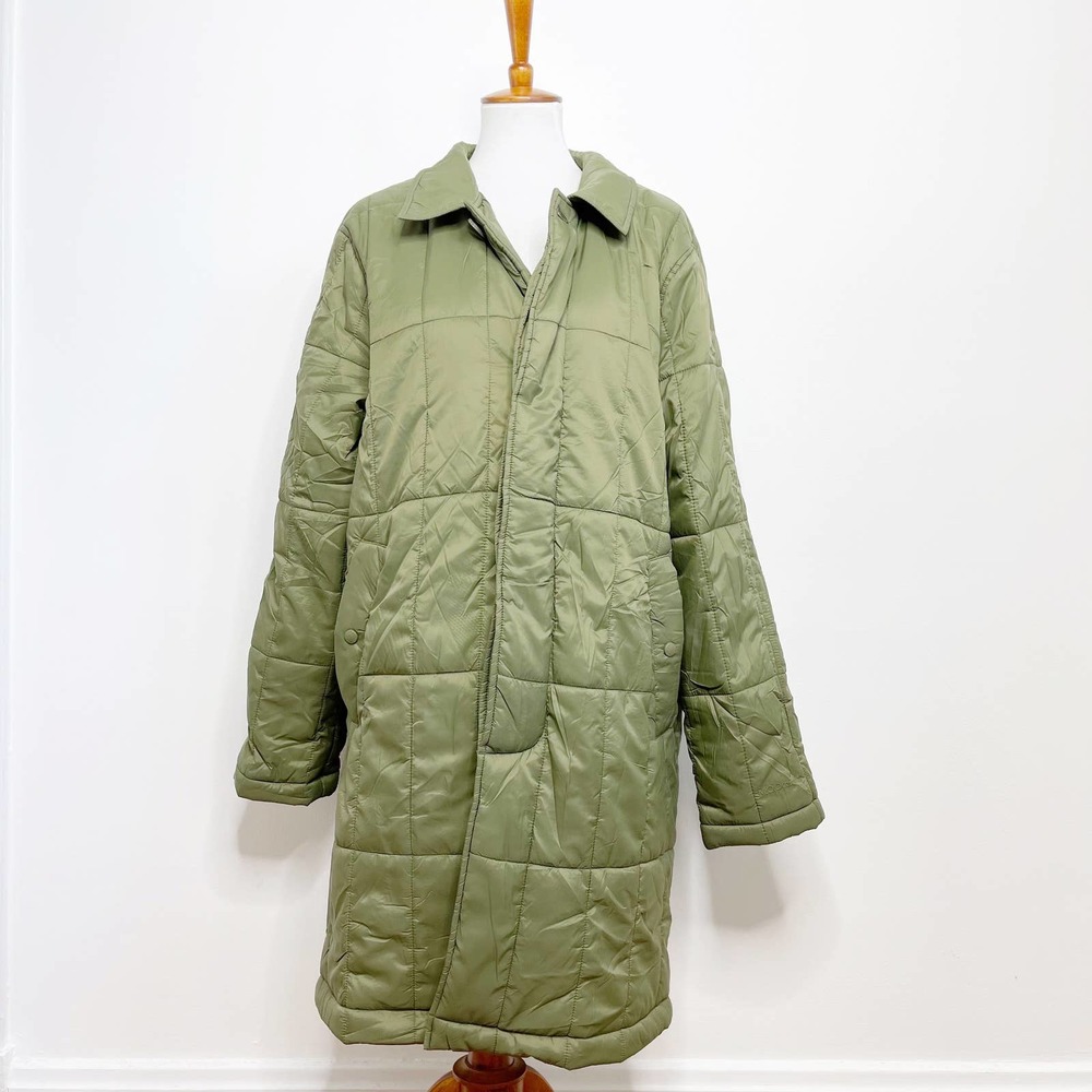 M.C. Overalls Padded Olive Green Parka Jacket Coat